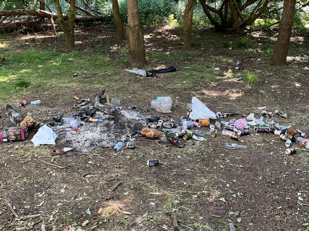 Litter at Narborough Bog 2 (c) Leicestershire and Rutland Wildlife Trust